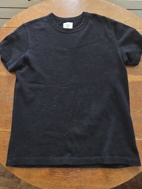 Buck Mason Filed-SpecCotton Tee Black Short-Sleeve Minimalist Basic